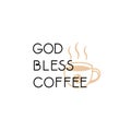 Fun coffee sticker design vector