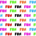 Fun Colorful Typography Cute Font