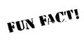 Fun Fact rubber stamp Royalty Free Stock Photo