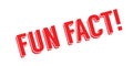 Fun Fact rubber stamp Royalty Free Stock Photo