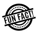 Fun Fact rubber stamp Royalty Free Stock Photo