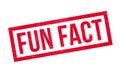 Fun Fact rubber stamp Royalty Free Stock Photo