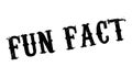 Fun Fact rubber stamp