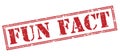 Fun fact stamp Royalty Free Stock Photo