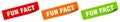 fun fact sticker. fun fact square isolated sign.