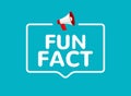 Fun fact typography bubble. Did you know knowledge design text message phrase information