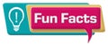 Fun Facts Pink Turquoise Comment Symbol