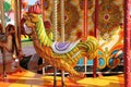 Fun Fair Carousel Ride. Royalty Free Stock Photo