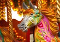 Fun Fair Carousel Ride. Royalty Free Stock Photo