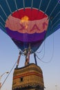 Fun Fest Hot Air Balloon Glow in Kingsport, Tennessee Royalty Free Stock Photo