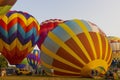 Fun Fest Hot Air Balloon Glow in Kingsport, Tennessee Royalty Free Stock Photo