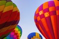 Fun Fest Hot Air Balloon Glow in Kingsport, Tennessee Royalty Free Stock Photo