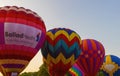 Fun Fest Hot Air Balloon Glow in Kingsport, Tennessee Royalty Free Stock Photo