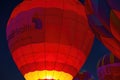 Fun Fest Hot Air Balloon Glow in Kingsport, Tennessee Royalty Free Stock Photo