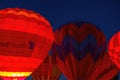 Fun Fest Hot Air Balloon Glow in Kingsport, Tennessee Royalty Free Stock Photo