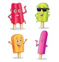 Fun Frozen Fruit Pop Treat Characters