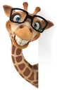 Fun giraffe