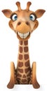 Fun giraffe