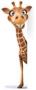 Fun giraffe