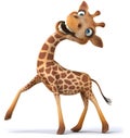 Fun giraffe