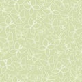 Fun Green Butterfly Seamless Pattern Texture