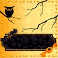 Fun Halloween candy banner Royalty Free Stock Photo