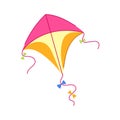 fun kite cartoon vector illustration Royalty Free Stock Photo