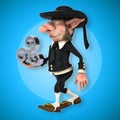 Fun Korrigan - 3D Illustration Royalty Free Stock Photo