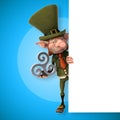 Fun leprechaun - 3D Illustration Royalty Free Stock Photo