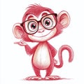 Fun Monkey Image Playful Primate Visualized with Expert AI Prompt Engineering for Engaging Design Inspiration Royalty Free Stock Photo