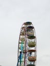 wheel of fortune attraction in an amusement park