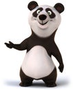 Fun panda Royalty Free Stock Photo
