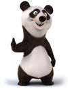 Fun panda Royalty Free Stock Photo