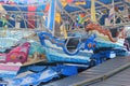 Schueberfouer, funfair with boats on the round-about in Luxembourg