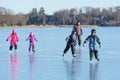 Fun play on ice Royalty Free Stock Photo