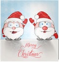 Fun santa claus cartoon