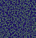 Fun Seamless Loopy Multi Pattern In Green