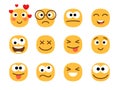 Fun smile emoticons faces.