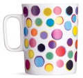 Fun spotty coffee tea mug Royalty Free Stock Photo