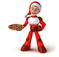 Fun Super Santa Claus - 3D Illustration