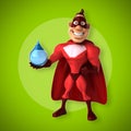 Fun superhero Royalty Free Stock Photo