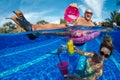 Fun in swimming Royalty Free Stock Photo