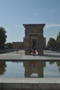 Fun Temple Of Debod In Egyptian Style In Madrid.