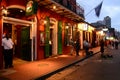 The fun times start rolling at dusk on Bourbon Street