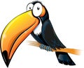 Fun toucan cartoon