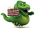 Fun Trex - 3D Illustration Royalty Free Stock Photo