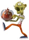 Fun Zombie - 3D Illustration