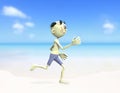 Fun zombie running