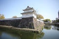 Funai Castle in Oita City, Oita Prefecture, on the island of Kyushu Royalty Free Stock Photo