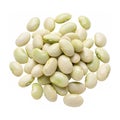 Funasao Mame (boat-shaped beans), isolated Royalty Free Stock Photo
